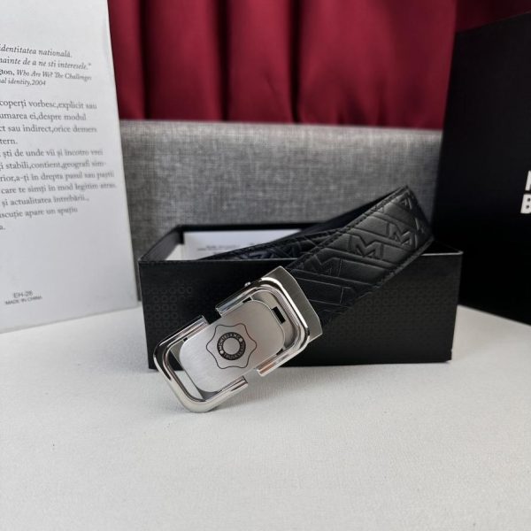 réplica,joyas,joyería,1:1,replica,fake,lujo,barato Montblanc nuevo cinturón ancho de hombre de 3,5 cm.