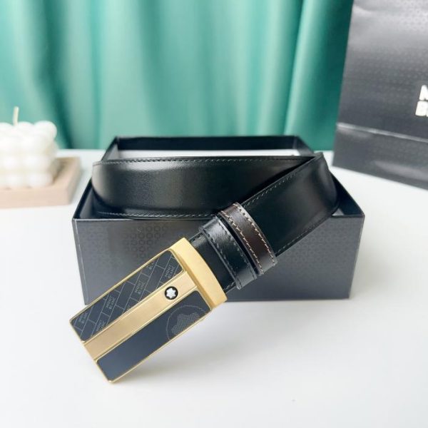 réplica,joyas,joyería,1:1,replica,fake,lujo,barato Montblanc nuevo hombre ancho 3,5 cm.