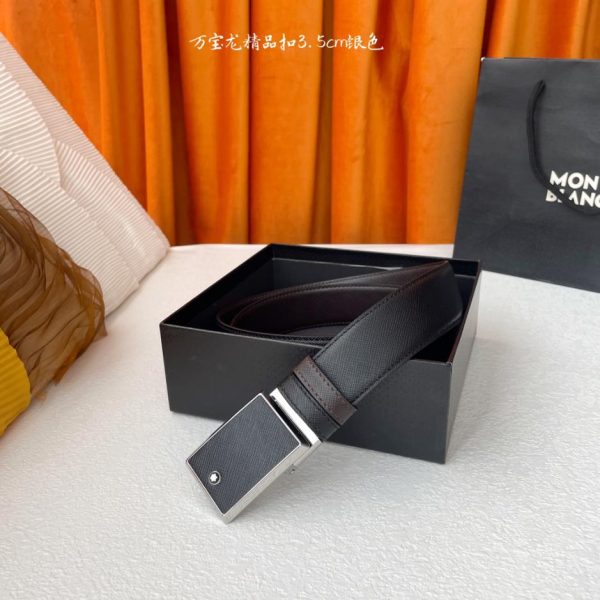 réplica,joyas,joyería,1:1,replica,fake,lujo,barato Montblanc hombre ancho 3,5 cm.
