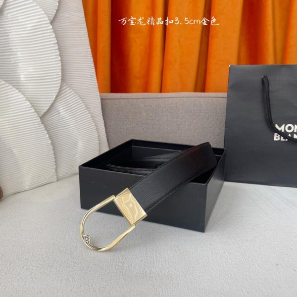 réplica,joyas,joyería,1:1,replica,fake,lujo,barato Montblanc hombre ancho 3,5 cm.
