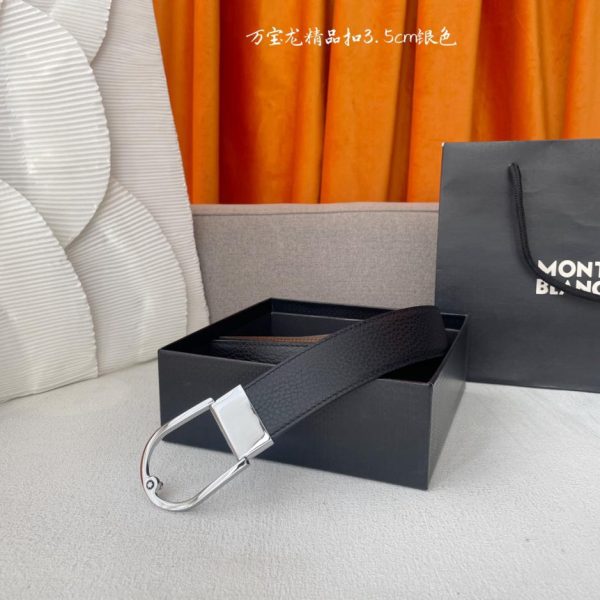 réplica,joyas,joyería,1:1,replica,fake,lujo,barato Montblanc hombre ancho 3,5 cm.