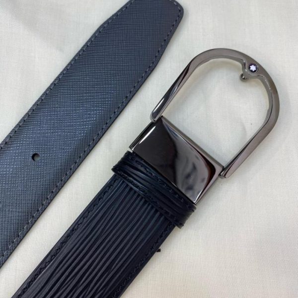 réplica,joyas,joyería,1:1,replica,fake,lujo,barato Cinturón Montblanc de 3,5 cm de ancho.