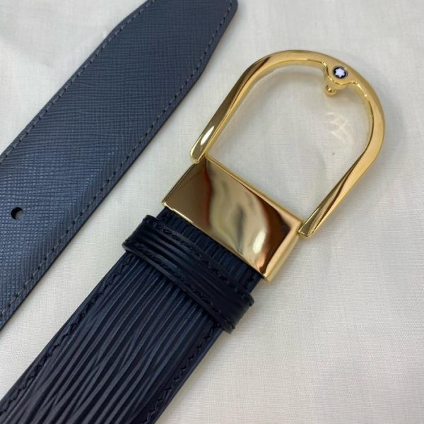 réplica,joyas,joyería,1:1,replica,fake,lujo,barato Cinturón Montblanc de 3,5 cm de ancho.
