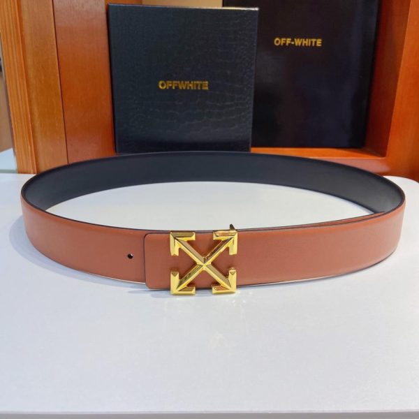 réplica,joyas,joyería,1:1,replica,fake,lujo,barato Cinturón gama alta Off-White ancho 4.0cm