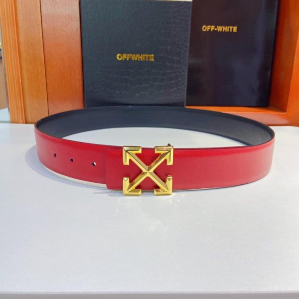 réplica,joyas,joyería,1:1,replica,fake,lujo,barato Cinturón gama alta Off-White ancho 4.0cm
