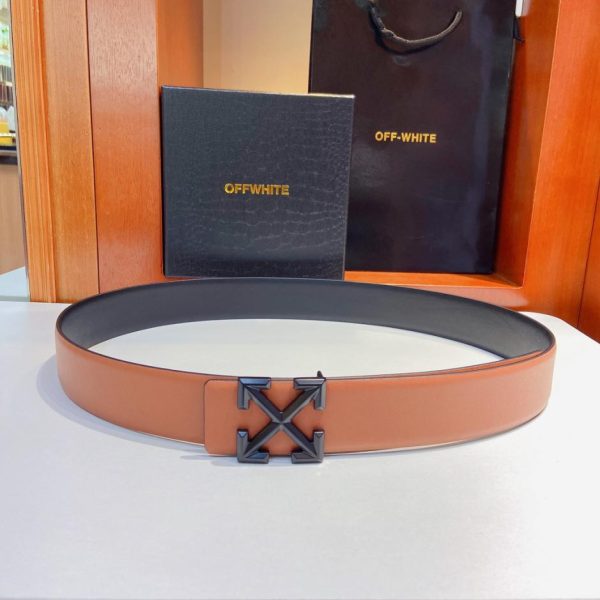 réplica,joyas,joyería,1:1,replica,fake,lujo,barato Cinturón gama alta Off-White ancho 4.0cm