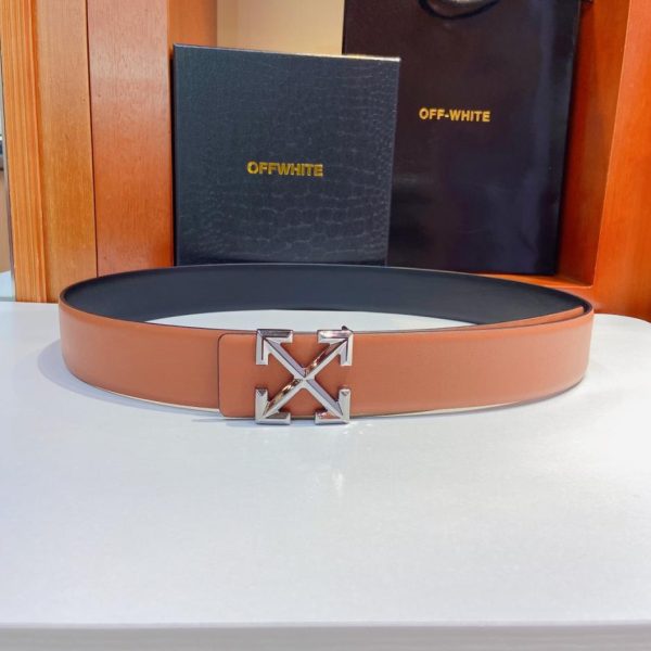 réplica,joyas,joyería,1:1,replica,fake,lujo,barato Cinturón gama alta Off-White ancho 4.0cm