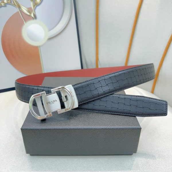 réplica,joyas,joyería,1:1,replica,fake,lujo,barato PRADA nuevo cinturón de 3,5 cm de ancho.