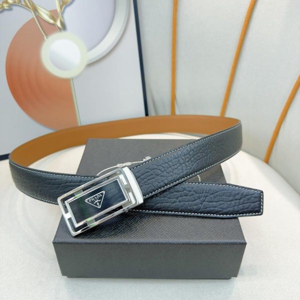 réplica,joyas,joyería,1:1,replica,fake,lujo,barato PRADA nuevo cinturón de 3,5 cm de ancho.