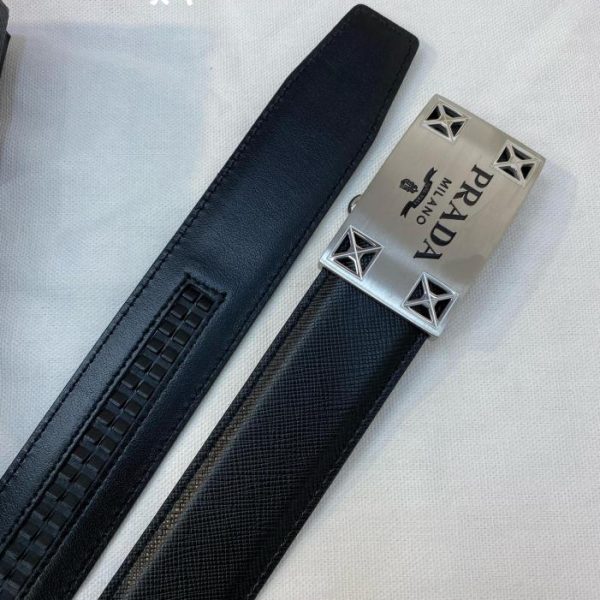 réplica,joyas,joyería,1:1,replica,fake,lujo,barato Cinturón PRADA hombre ancho 34MM