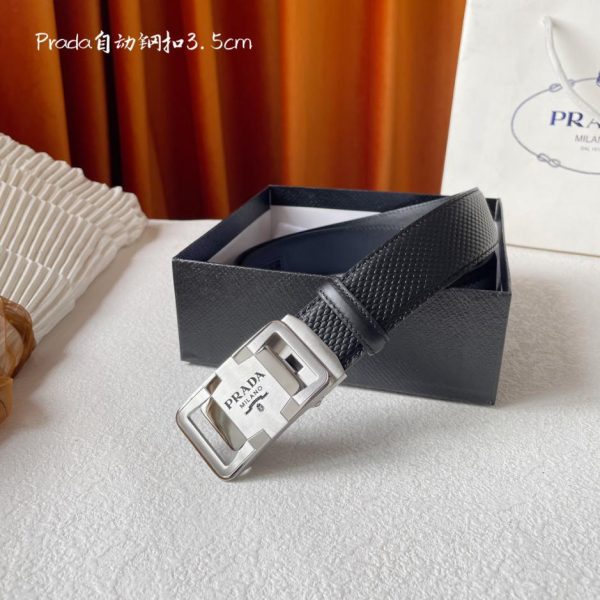 réplica,joyas,joyería,1:1,replica,fake,lujo,barato PRADA hombre ancho 3,5 cm