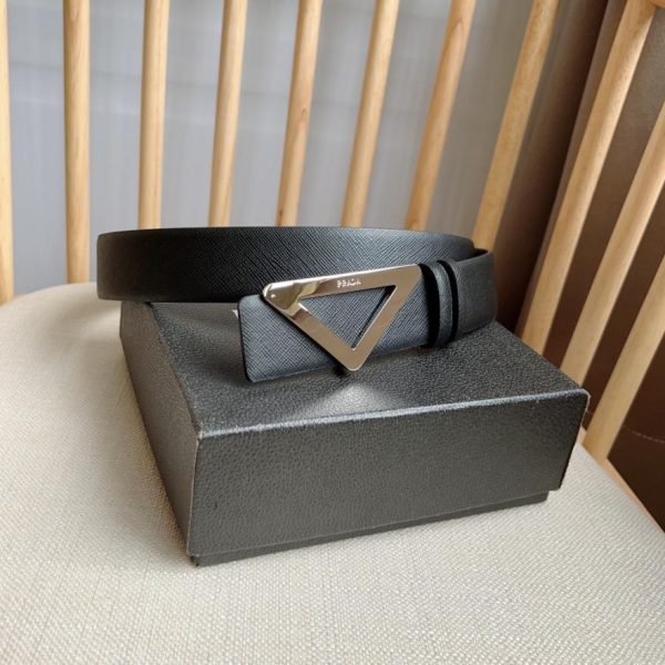 réplica,joyas,joyería,1:1,replica,fake,lujo,barato PRADA nuevo cinturón ancho 3.0cm