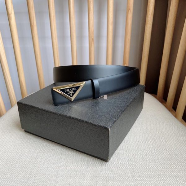 réplica,joyas,joyería,1:1,replica,fake,lujo,barato PRADA nuevo cinturón ancho 3.3cm
