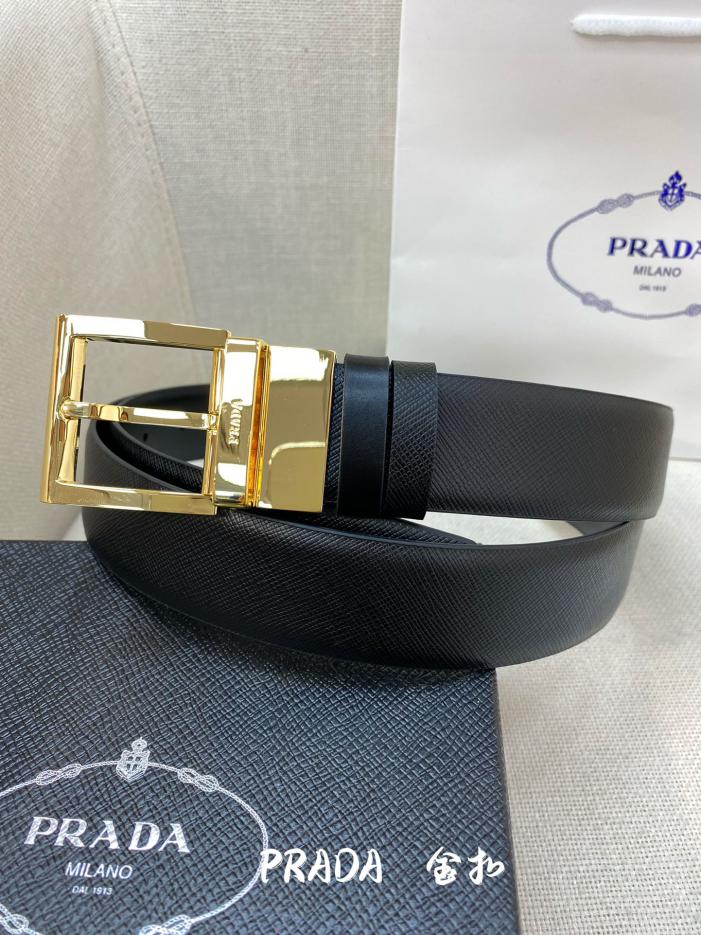 réplica,joyas,joyería,1:1,replica,fake,lujo,barato réplica,joyas,joyería,1:1,replica,fake,lujo,barato Cinturón de hombre PRADA de 3,4 cm de ancho.
