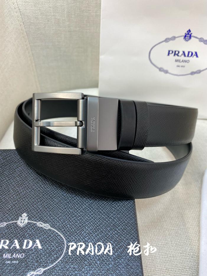 réplica,joyas,joyería,1:1,replica,fake,lujo,barato réplica,joyas,joyería,1:1,replica,fake,lujo,barato Cinturón de hombre PRADA de 3,4 cm de ancho.