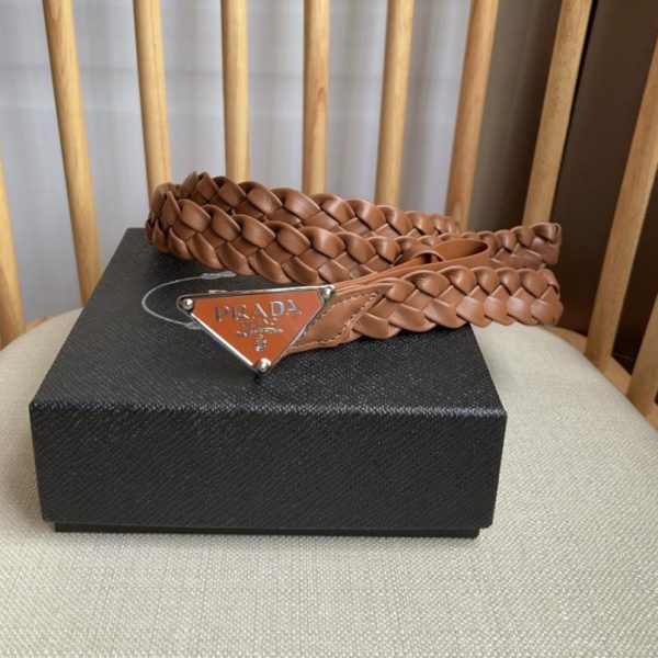 réplica,joyas,joyería,1:1,replica,fake,lujo,barato PRADA nuevo cinturón de 2,5 cm de ancho.
