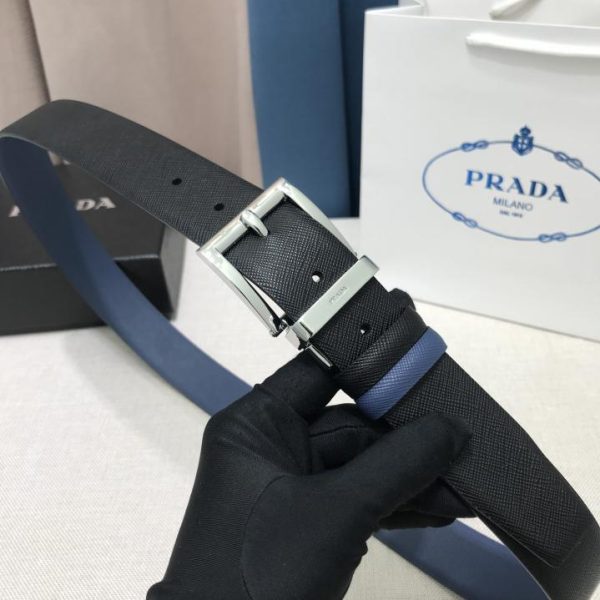 réplica,joyas,joyería,1:1,replica,fake,lujo,barato El nuevo cinturón de PRADA mide 3,5 cm de ancho