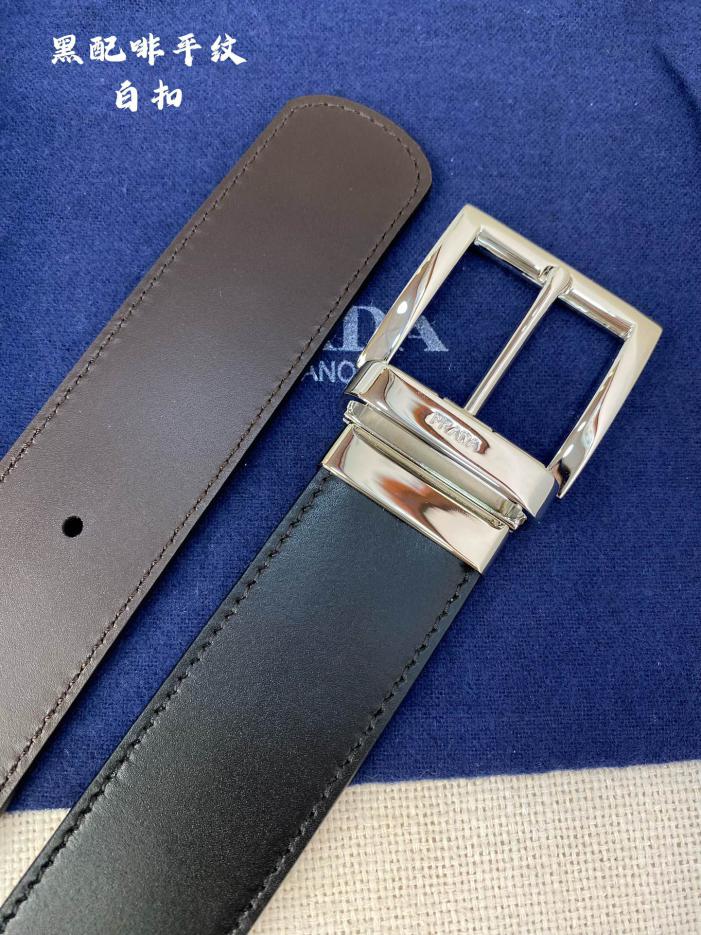 réplica,joyas,joyería,1:1,replica,fake,lujo,barato réplica,joyas,joyería,1:1,replica,fake,lujo,barato Cinturón PRADA de doble faz de 3,4 cm de ancho.
