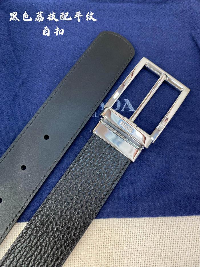 réplica,joyas,joyería,1:1,replica,fake,lujo,barato réplica,joyas,joyería,1:1,replica,fake,lujo,barato Cinturón PRADA de doble faz de 3,4 cm de ancho.