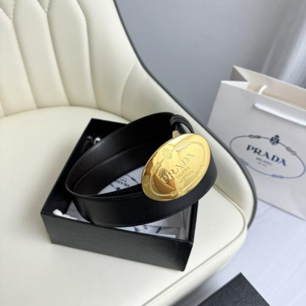réplica,joyas,joyería,1:1,replica,fake,lujo,barato El nuevo cinturón de PRADA mide 3,5 cm de ancho