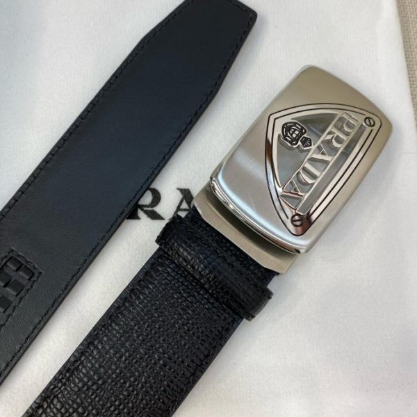 réplica,joyas,joyería,1:1,replica,fake,lujo,barato Cinturón de hombre PRADA – Ancho 35MM