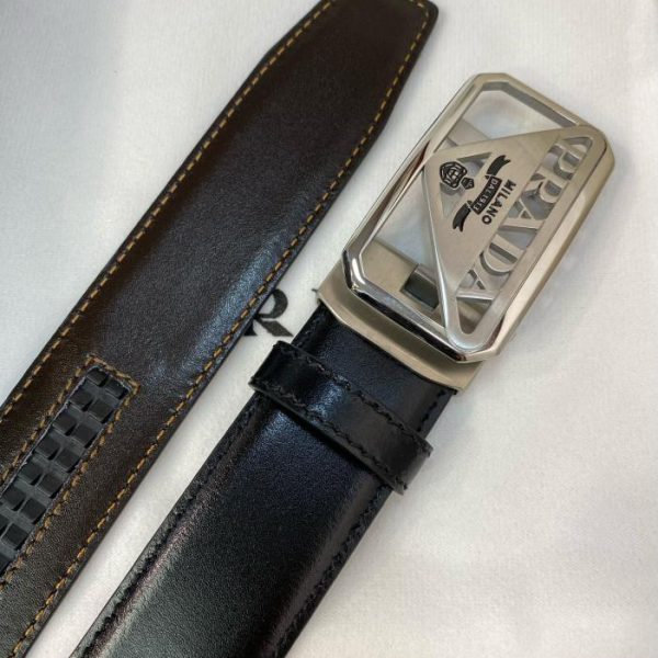 réplica,joyas,joyería,1:1,replica,fake,lujo,barato Cinturón de hombre PRADA – Ancho 35MM