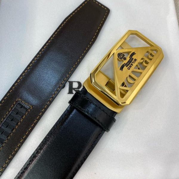 réplica,joyas,joyería,1:1,replica,fake,lujo,barato Cinturón de hombre PRADA – Ancho 35MM