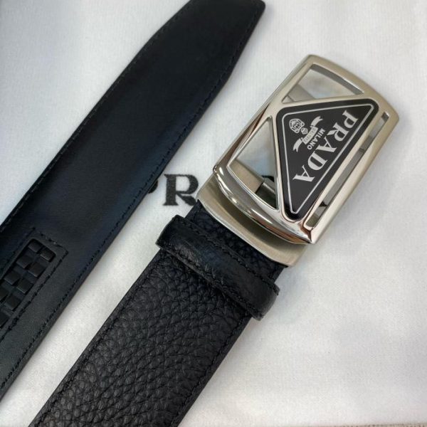 réplica,joyas,joyería,1:1,replica,fake,lujo,barato Cinturón de hombre PRADA – Ancho 35MM