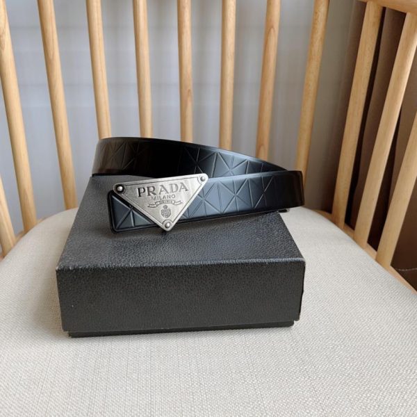 réplica,joyas,joyería,1:1,replica,fake,lujo,barato Mostrador PRADA nuevo ancho de cinturón 3,5 cm