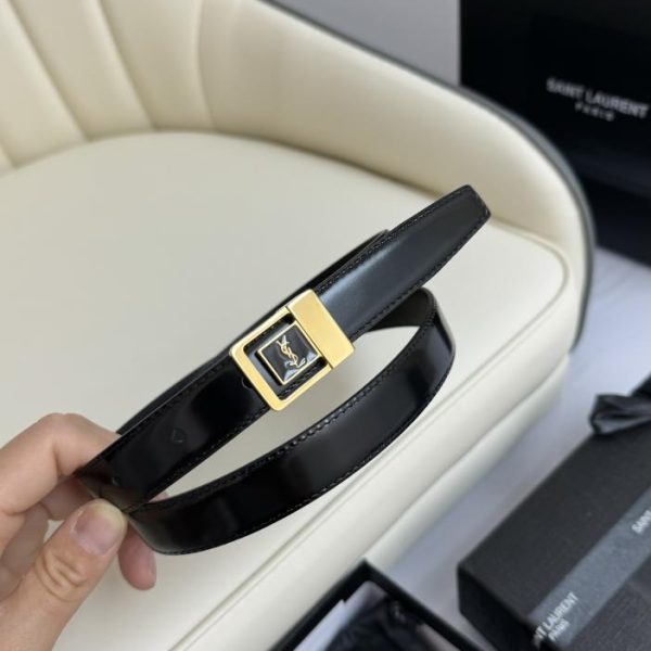 réplica,joyas,joyería,1:1,replica,fake,lujo,barato Cinturón de mujer Saint Laurent ancho 2,0 cm
