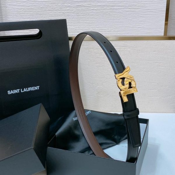 réplica,joyas,joyería,1:1,replica,fake,lujo,barato Saint-Laurent Reversible 2,4cm