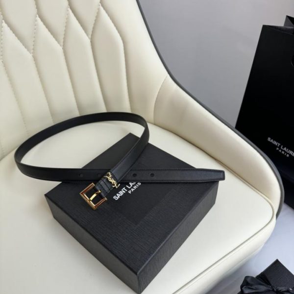 réplica,joyas,joyería,1:1,replica,fake,lujo,barato Cinturón de mujer Saint Laurent ancho 2,0 cm
