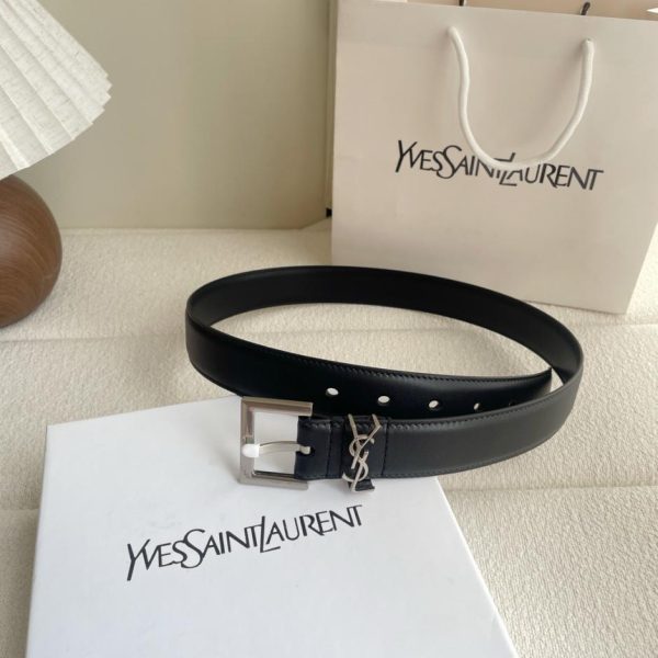 réplica,joyas,joyería,1:1,replica,fake,lujo,barato Cinturón YSL 3.0cm