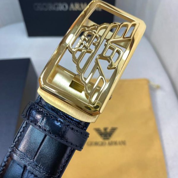 réplica,joyas,joyería,1:1,replica,fake,lujo,barato Cinturón de hombre Armani – Ancho 35MM