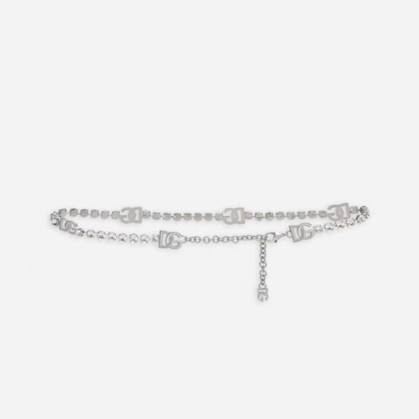 réplica,joyas,joyería,1:1,replica,fake,lujo,barato cinturón D&G con strass