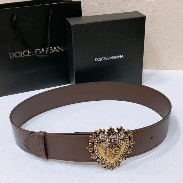 réplica,joyas,joyería,1:1,replica,fake,lujo,barato Cinturón de strass D&G 5,0 cm