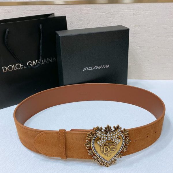 réplica,joyas,joyería,1:1,replica,fake,lujo,barato Cinturón de strass D&G 5,0 cm