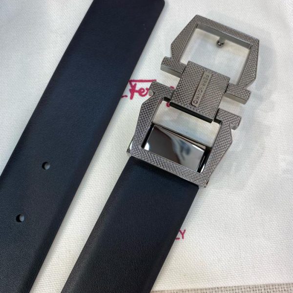 réplica,joyas,joyería,1:1,replica,fake,lujo,barato Cinturón de hombre Ferragamo 3,5 cm.