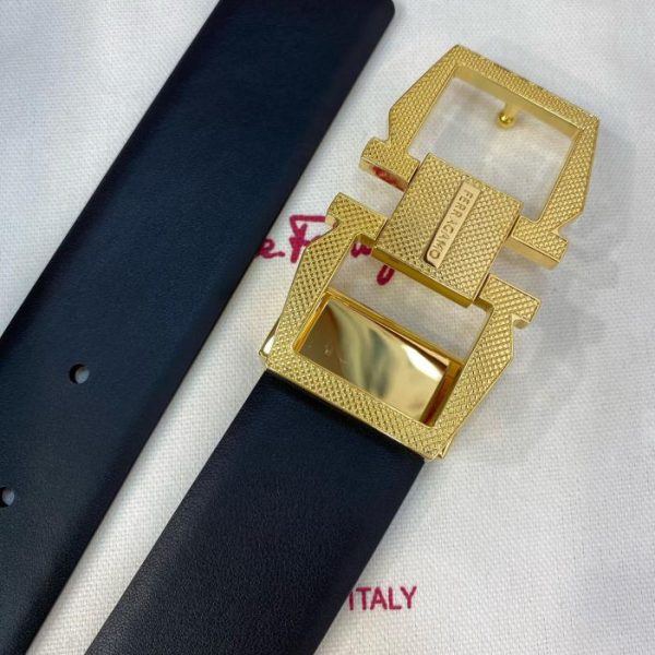 réplica,joyas,joyería,1:1,replica,fake,lujo,barato Cinturón de hombre Ferragamo 3,5 cm.