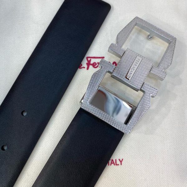réplica,joyas,joyería,1:1,replica,fake,lujo,barato Cinturón de hombre Ferragamo 3,5 cm.