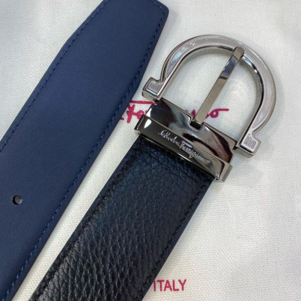 réplica,joyas,joyería,1:1,replica,fake,lujo,barato Cinturón de hombre Ferragamo 3,5 cm.
