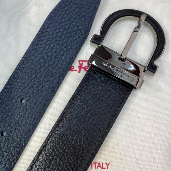 réplica,joyas,joyería,1:1,replica,fake,lujo,barato Cinturón de hombre Ferragamo 3,5 cm.