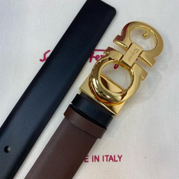 réplica,joyas,joyería,1:1,replica,fake,lujo,barato Hebilla doble Ferragamo de 25 mm para mujer.