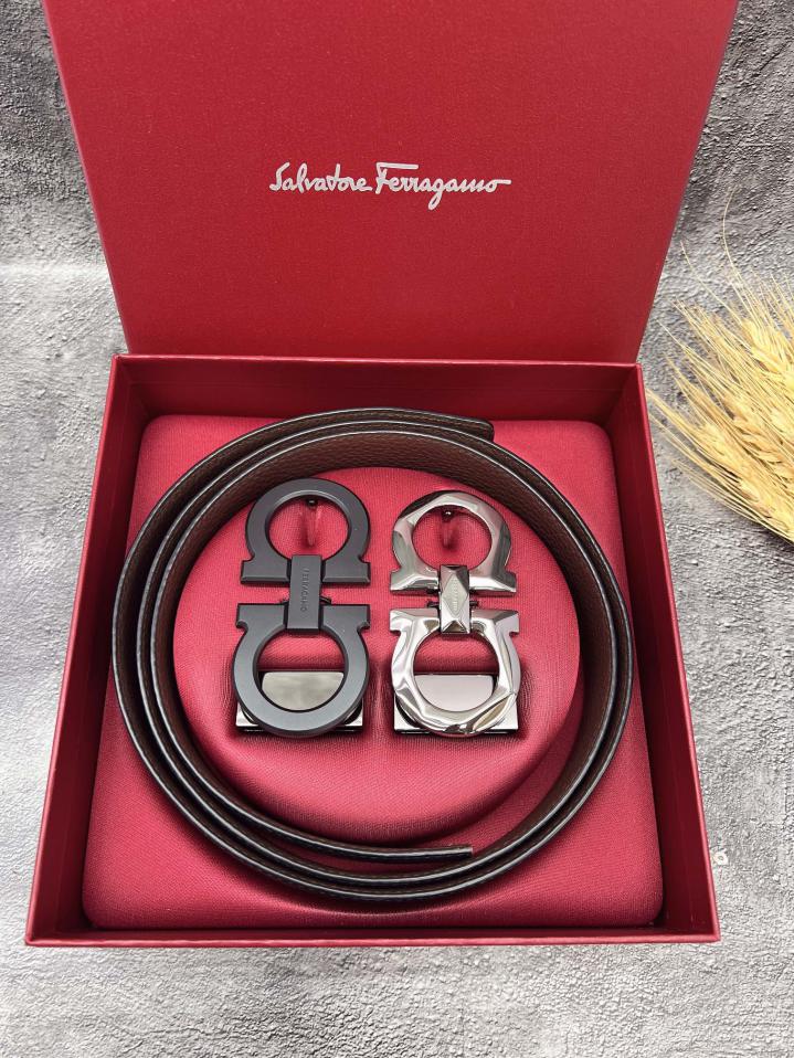 réplica,joyas,joyería,1:1,replica,fake,lujo,barato réplica,joyas,joyería,1:1,replica,fake,lujo,barato Cinturón serie Ferragamo con doble hebilla