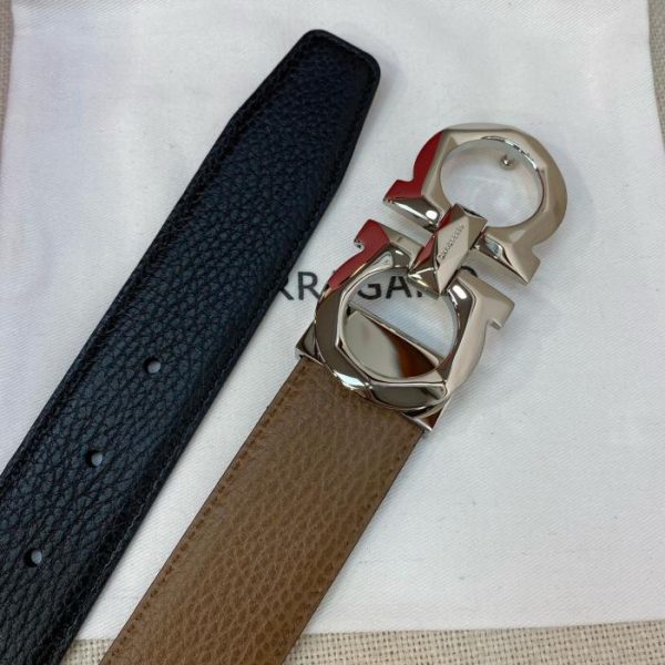 réplica,joyas,joyería,1:1,replica,fake,lujo,barato Cinturón de hombre Ferragamo 3,5 cm.