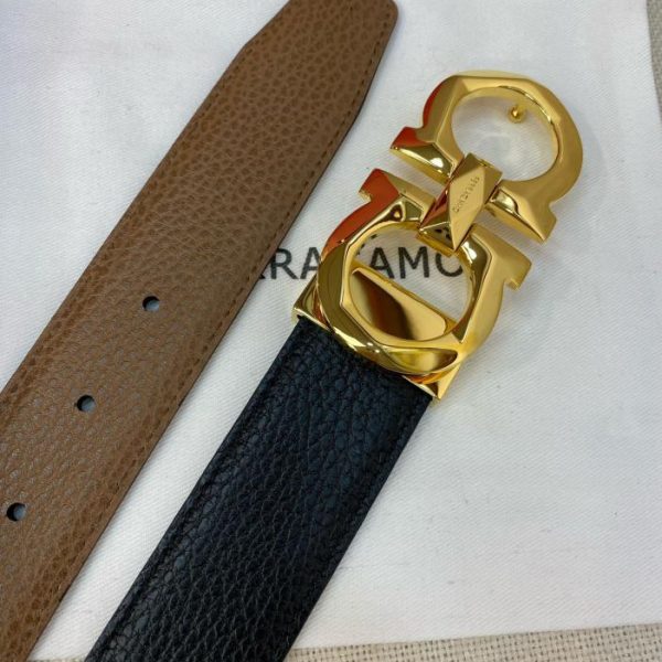 réplica,joyas,joyería,1:1,replica,fake,lujo,barato Cinturón de hombre Ferragamo 3,5 cm.