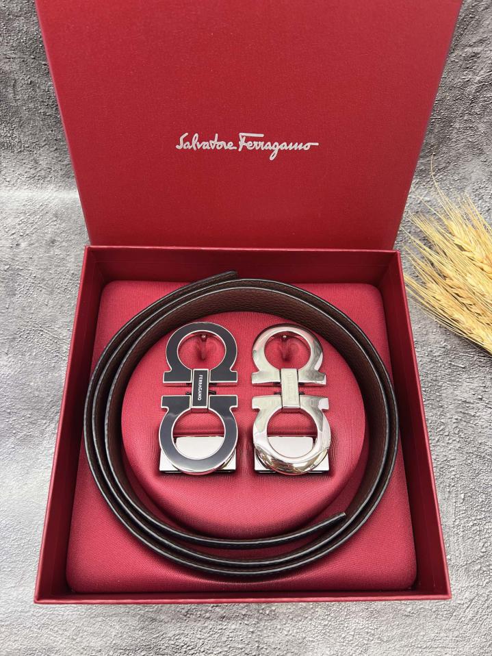 réplica,joyas,joyería,1:1,replica,fake,lujo,barato réplica,joyas,joyería,1:1,replica,fake,lujo,barato Cinturón serie Ferragamo con doble hebilla