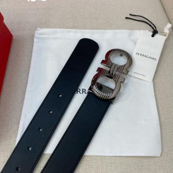 réplica,joyas,joyería,1:1,replica,fake,lujo,barato Cinturón de hombre Ferragamo 3,5 cm.