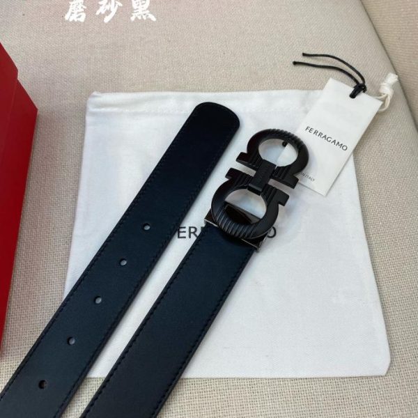 réplica,joyas,joyería,1:1,replica,fake,lujo,barato Cinturón de hombre Ferragamo 3,5 cm.