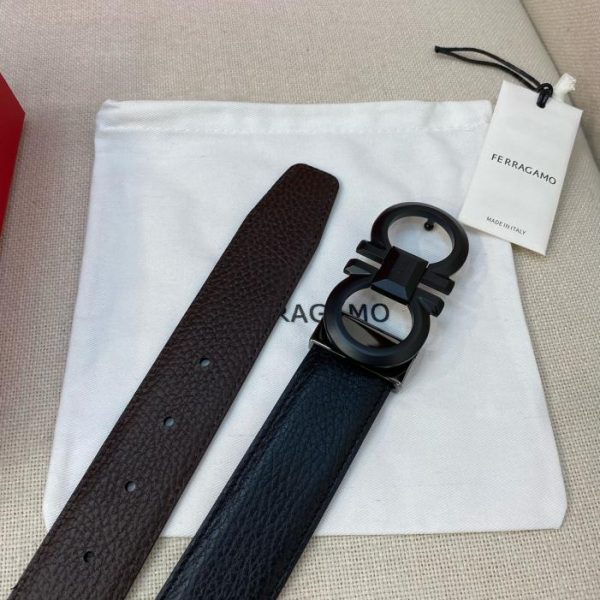 réplica,joyas,joyería,1:1,replica,fake,lujo,barato Cinturón de hombre Ferragamo 3,5 cm.